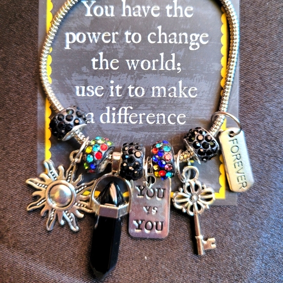 2 for 40 Silver rope Bullet Pendant charm bracelets - Picture 1 of 4